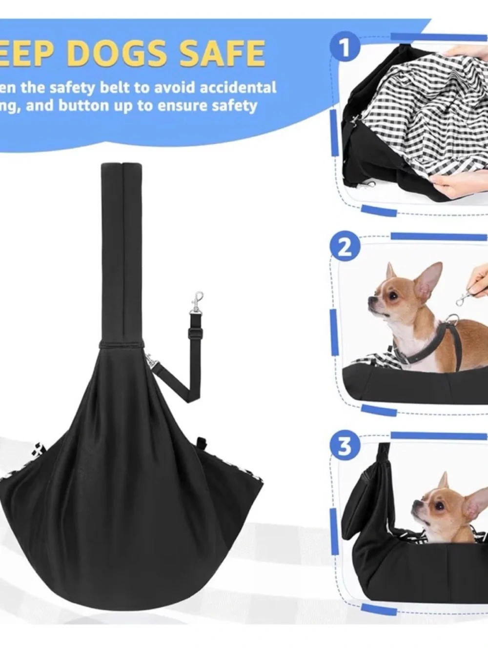 SlowTon Dog Carrier Sling
